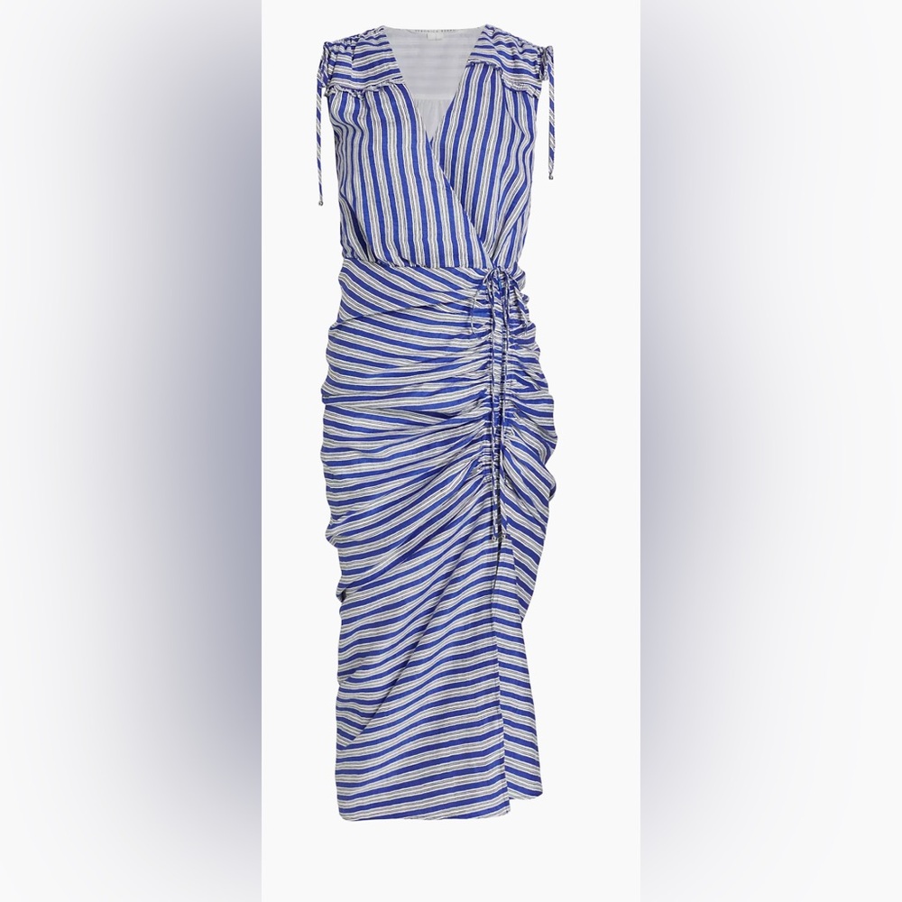 Veronica Beard

Teagan Striped Wrap Midi-Dress

$498